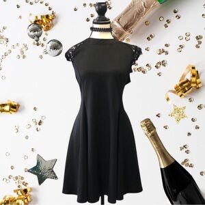 ▪️SUNNOW Women's Sleeveless Lace Patchwork A Line Short Mini Casual Dress▪️